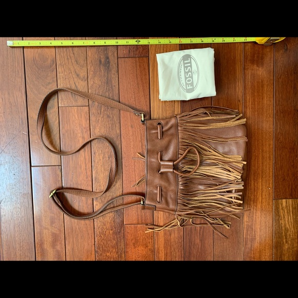 Fossil Authentic original leather Bucket bag - Picture 7 of 7